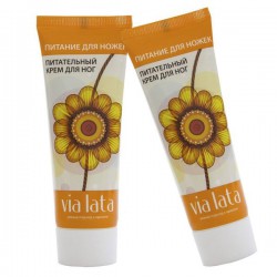 Крем для ног Via Lata Питательный 75 мл