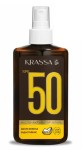 Масло-активатор загара, Krassa (Красса) 150 мл водостойкое SPF50 с маслом кокоса спрей-флакон