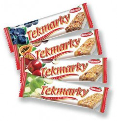 Мюсли батончик, Tekmar (Текмар) 25 г яблоко абрикос в йогурте