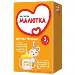 Молочко детское Малютка 3 с 12 мес 600 г