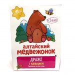 Алтайский медвежонок, драже 75 г Алтайфлора с кальцием